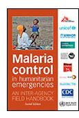 Malaria Control in Humanitarian Emergencies cover