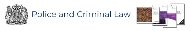 Police and Criminal Law crown logo and product image examples