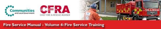 Fire Service Manuals - Volume 4: Fire Service Training