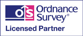 Ordnance Survey licensed partner official logo