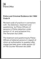 Police And Criminal Evidence Act 1984 (PACE) - CODE H - Revised 2013 ...